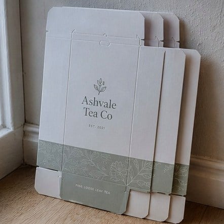 Custom cartons in use
